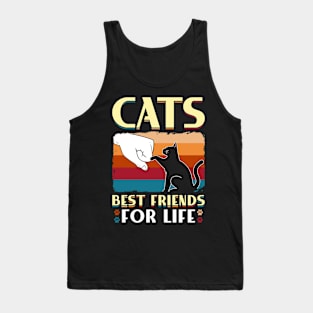 Cats Best Friends For Life Tank Top